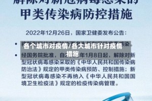 各个城市对疫情/各大城市针对疫情措施