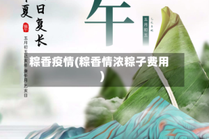 粽香疫情(粽香情浓粽子费用)