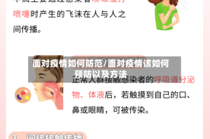 面对疫情如何防范/面对疫情该如何预防以及方法