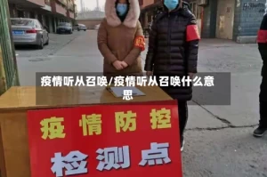 疫情听从召唤/疫情听从召唤什么意思