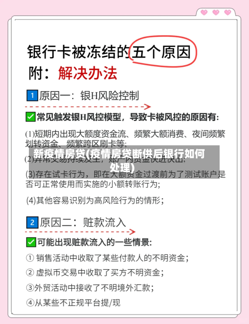 新疫情房贷(疫情房贷断供后银行如何处理)-第1张图片