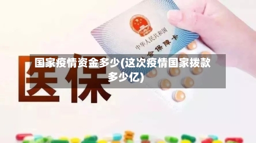 国家疫情资金多少(这次疫情国家拨款多少亿)-第1张图片