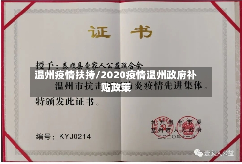 温州疫情扶持/2020疫情温州政府补贴政策-第1张图片