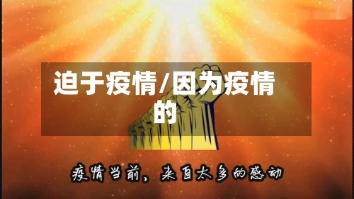 迫于疫情/因为疫情的-第2张图片