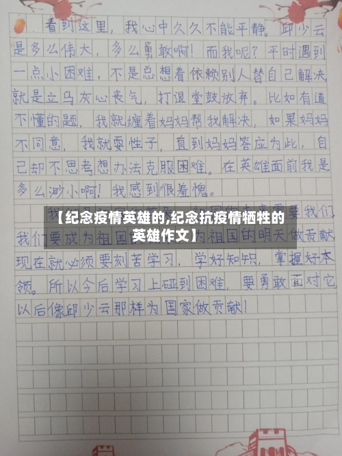 【纪念疫情英雄的,纪念抗疫情牺牲的英雄作文】-第1张图片